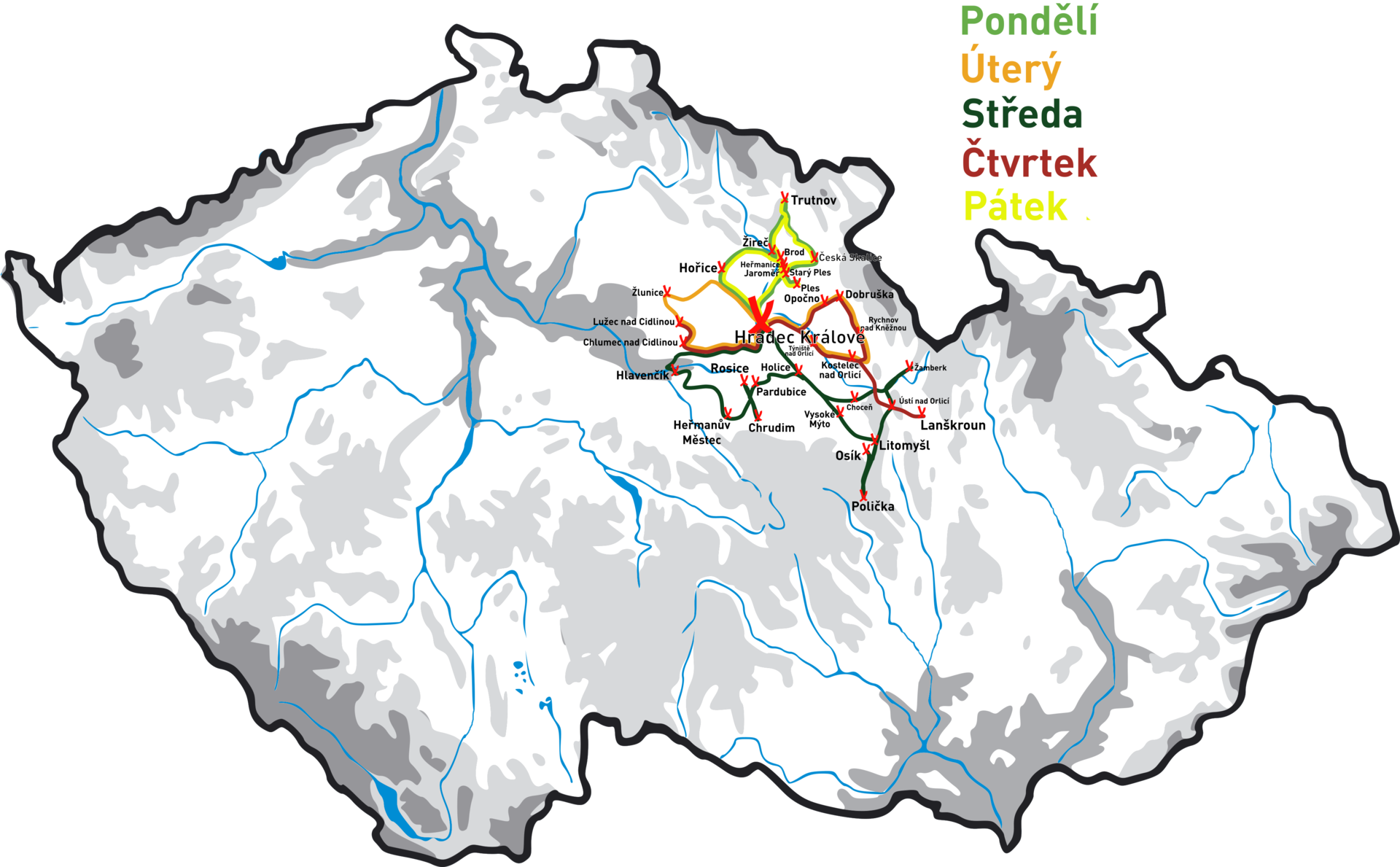 Hradec Kralove line 2