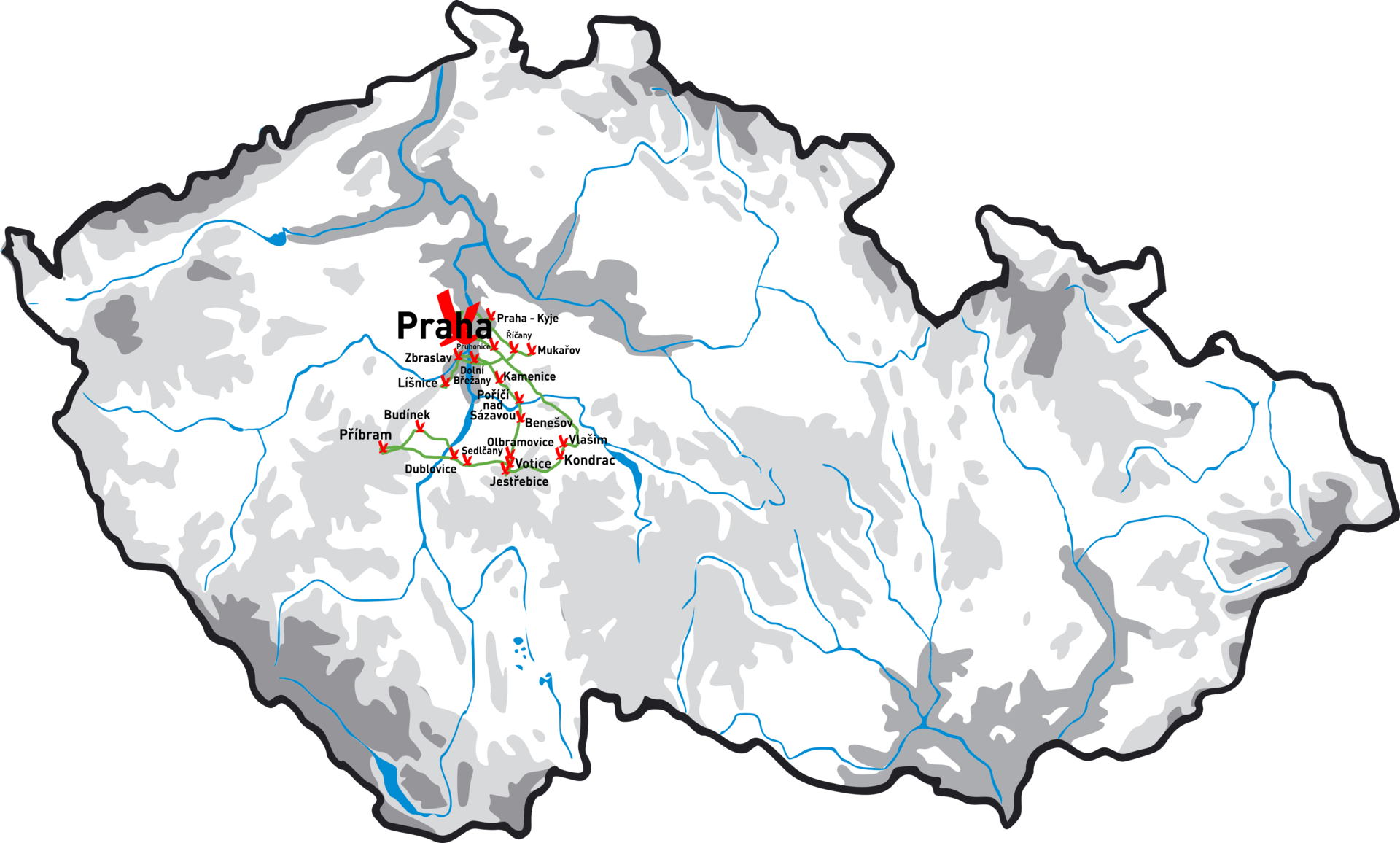 Middle Bohemia line